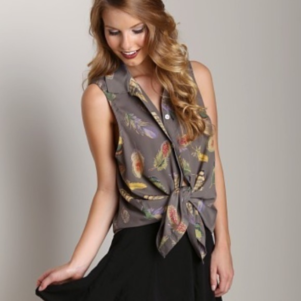 Show Me Your Mumu Carolyn Shirt La Pluma‎